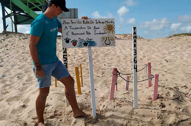 Nossa praia é vida